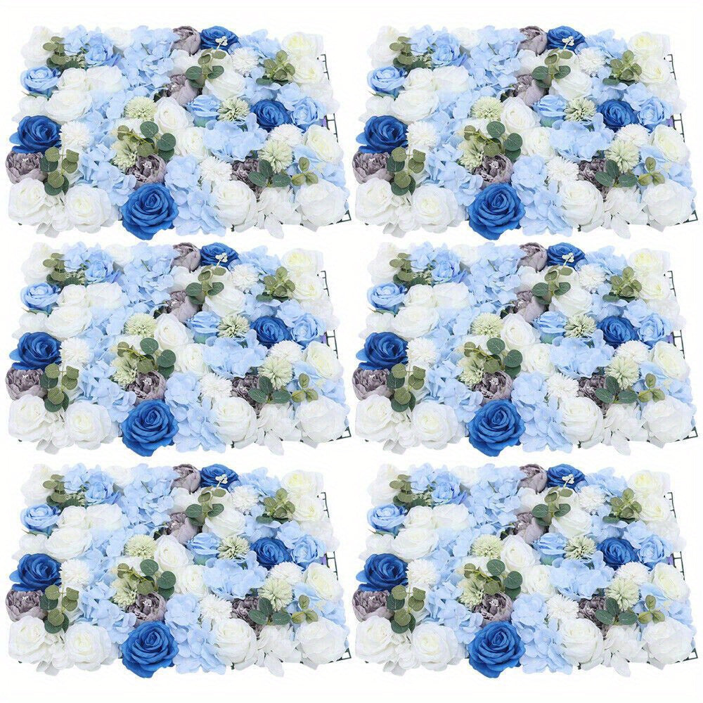 Silk Flower Roses Hanging Wall Panel Wedding Photography Venue Main Road Decor