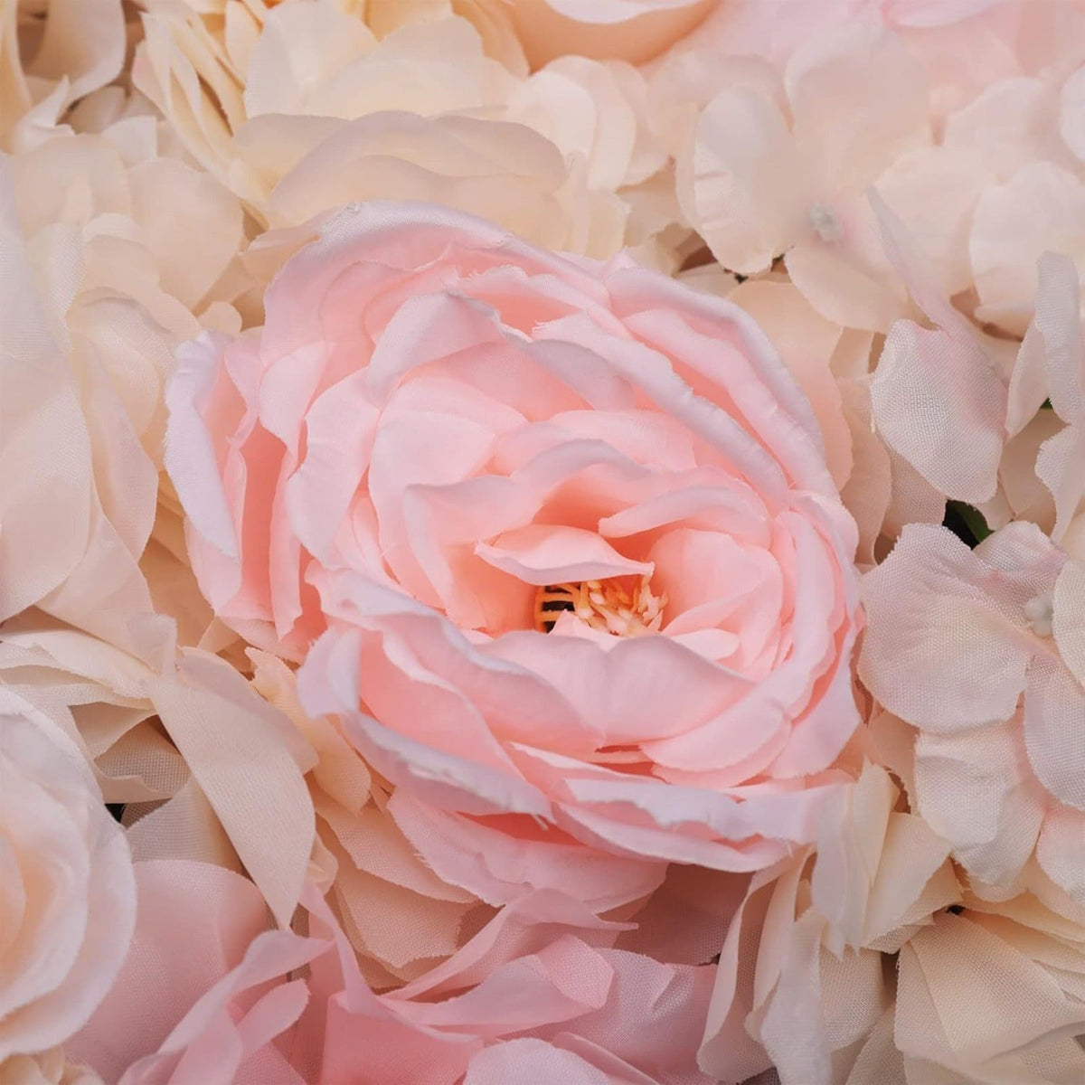 6pcs Artificial Flowers Wall Romantic Rose Flower Wall for Background Decoration Roses Wall Panel Hanging Wedding Venue Main Road Decor Silk Flower Panels Photo Backdrop Decor