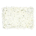 20-Pack White Artificial Flower Wall Panel 40x60cm for Wedding Party Decorations