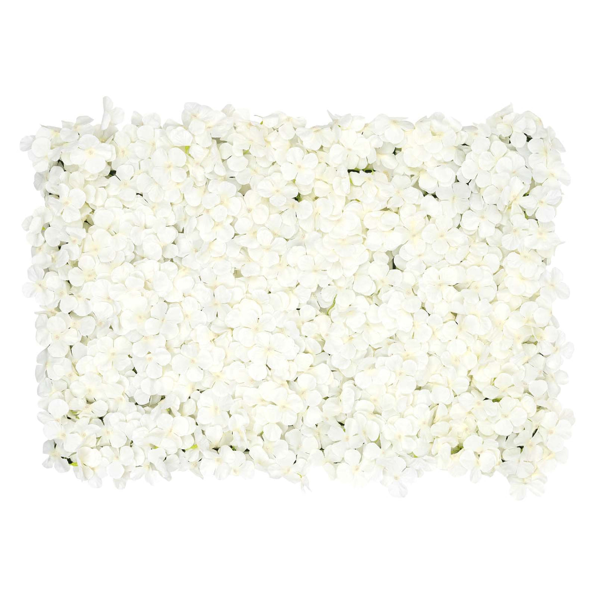 20-Pack White Artificial Flower Wall Panel 40x60cm for Wedding Party Decorations