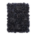 DYNAMI 12Pcs Black Artificial Flower Wall Panels, Silk Floral Hydrangeas Dahlias Roses Wall Panels,23.6 * 15.8in Artificial Floral Backdrop Wall Decorative Panels, for Wedding Party Anniversary