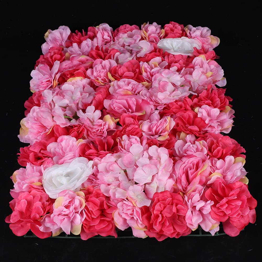 6 Pieces of Plant Wall, Rose Hydrangea, Home and Photo Background Decoration