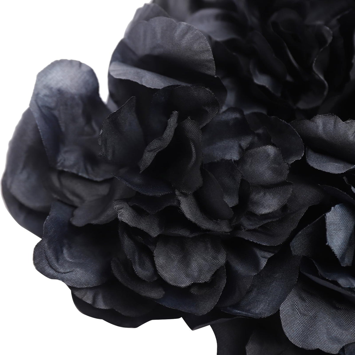 DYNAMI 12Pcs Black Artificial Flower Wall Panels, Silk Floral Hydrangeas Dahlias Roses Wall Panels,23.6 * 15.8in Artificial Floral Backdrop Wall Decorative Panels, for Wedding Party Anniversary