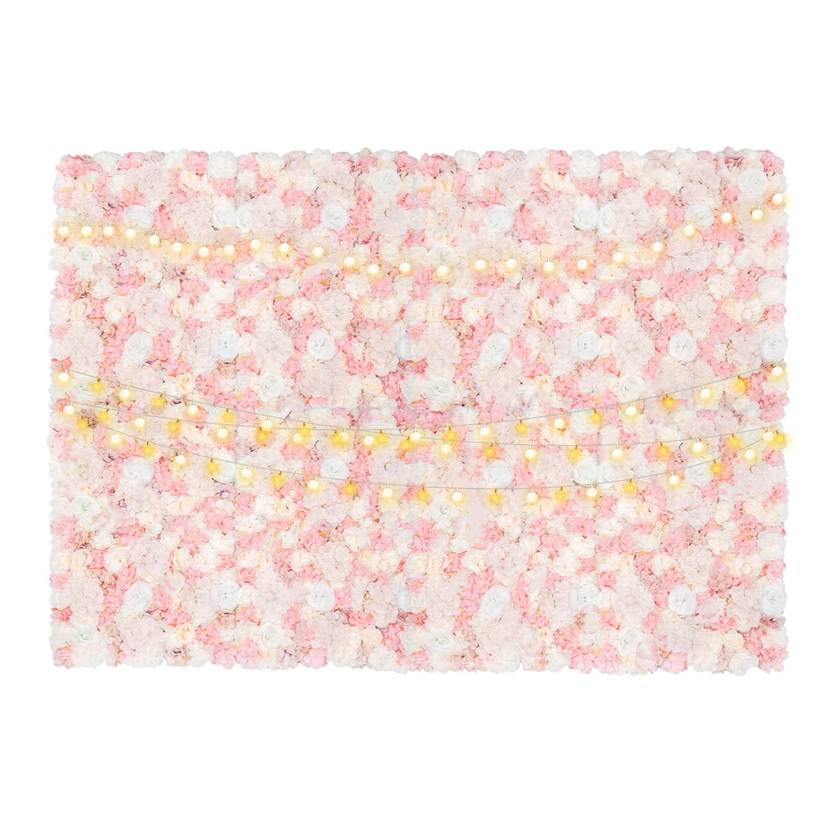 Flower Wall Panel Backdrop 12 Pcs 24 x 16 Inch Artificial 3D Silk Dahlia Rose Wall Floral Backdrop for Wedding Party Baby Bridal Shower Decor, Wall Flower Backdrop Decoration (Yellow Pink)