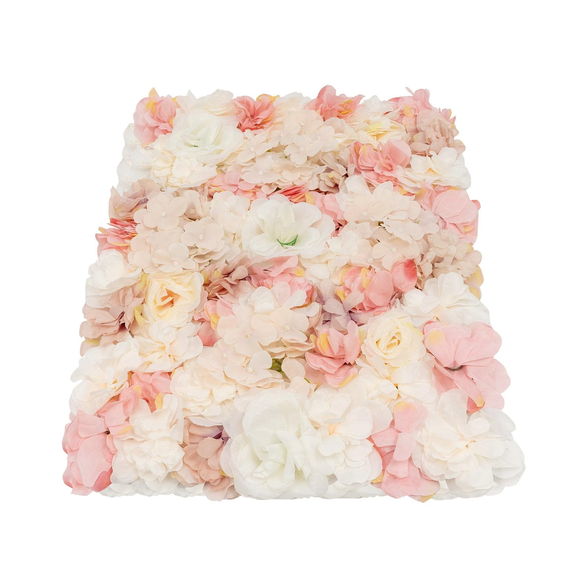 20Pcs Flower Wall Panel Artificial Floral Backdrop with Dahlia Roses Hydrangea Wall Decoration Backdrop for Weddings Grand Openings