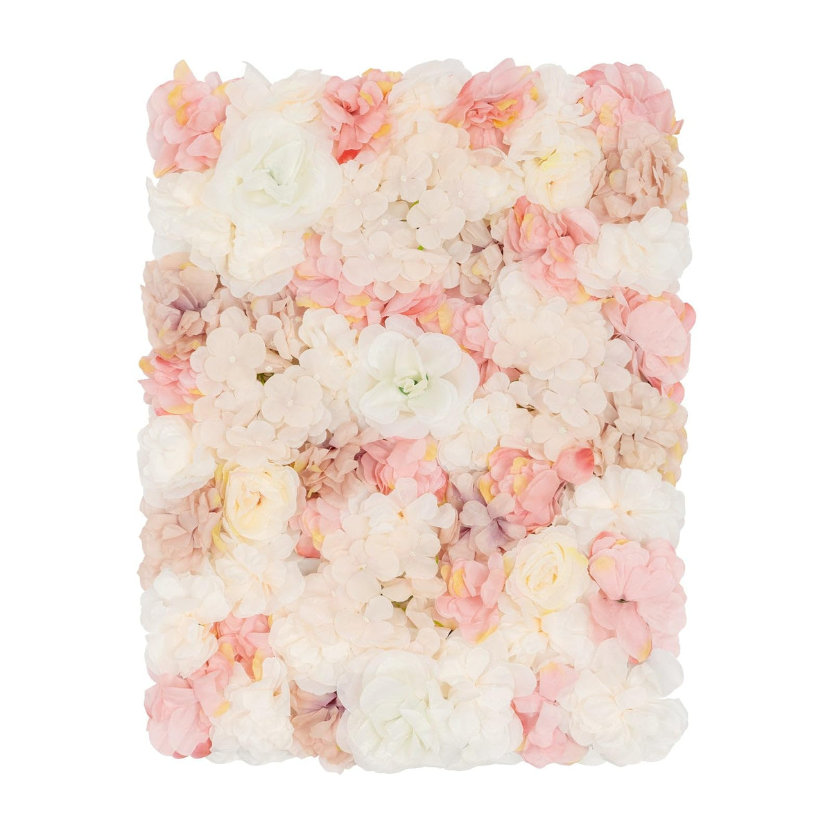 20Pcs Flower Wall Panel Artificial Floral Backdrop with Dahlia Roses Hydrangea Wall Decoration Backdrop for Weddings Grand Openings