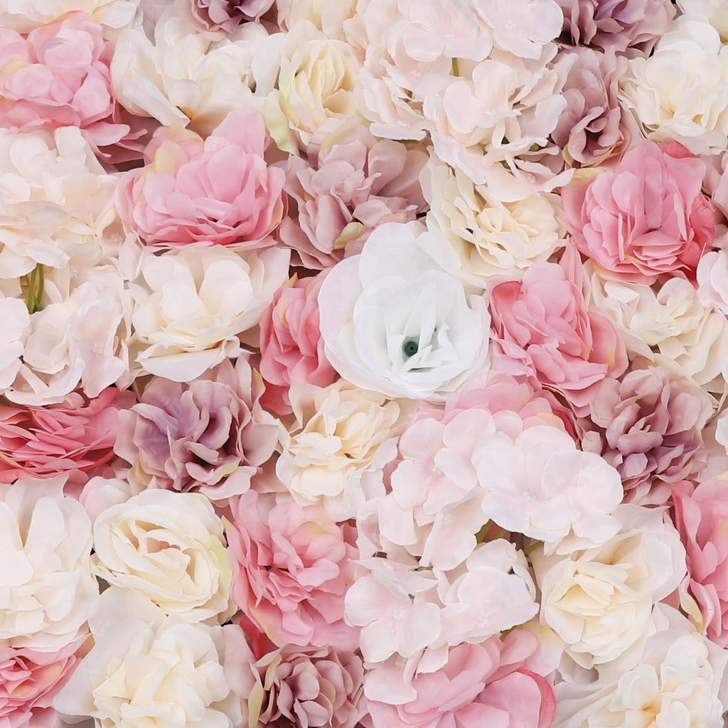 Artificial Flower 12 piece Plant Flower Wall Decoration Set A Mix of Dahlia Roses and Hydrangeas Creating a Warm Autumn Garden Atmosphere