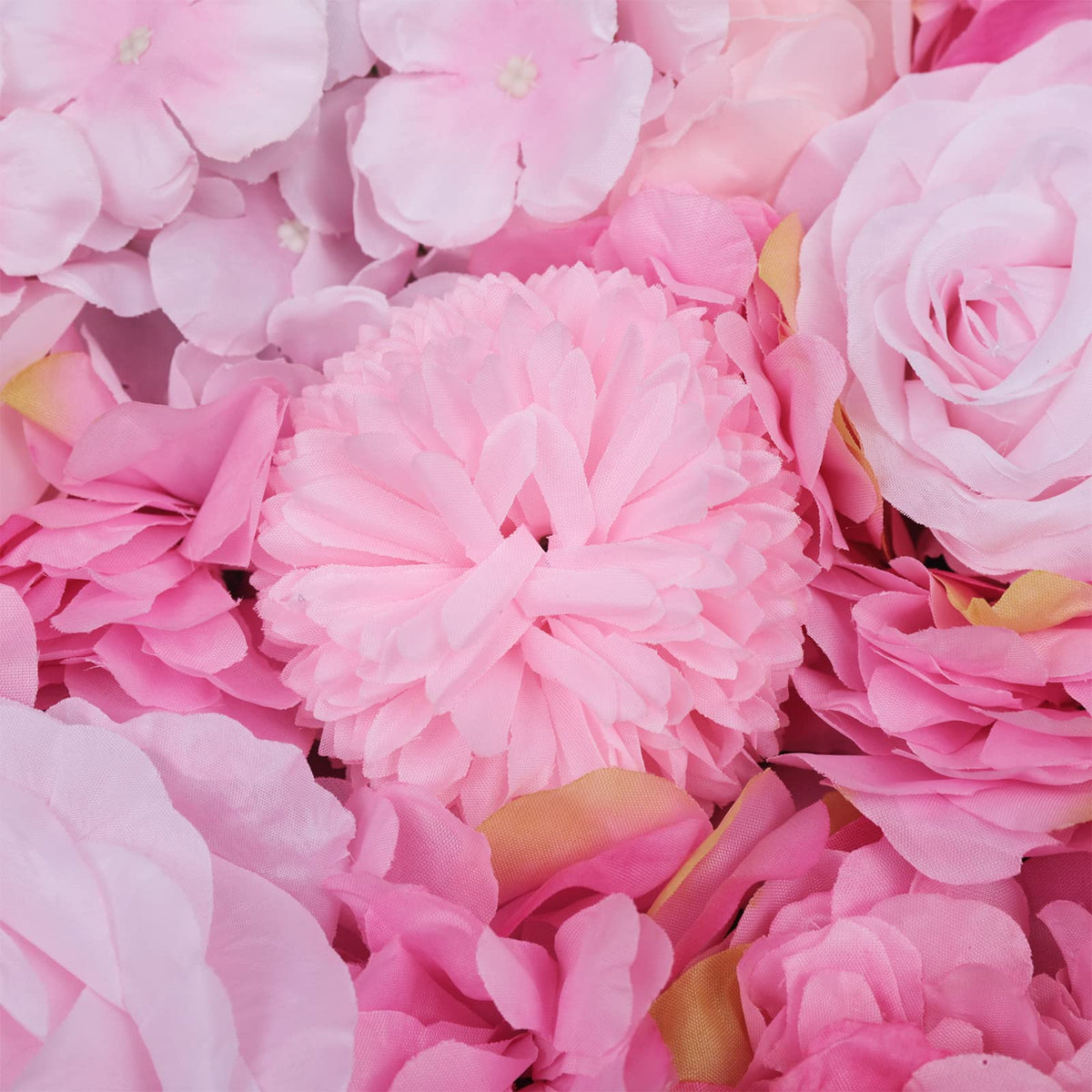 6PCs Flower Wall Panel,Silk Wall Panels Backdrop,Wedding Wall Decor,Dark Pink DIY 3D Floral Panels,Photo Fake Screen for Party Event,15.7 * 23.6inch (Dark Pink)