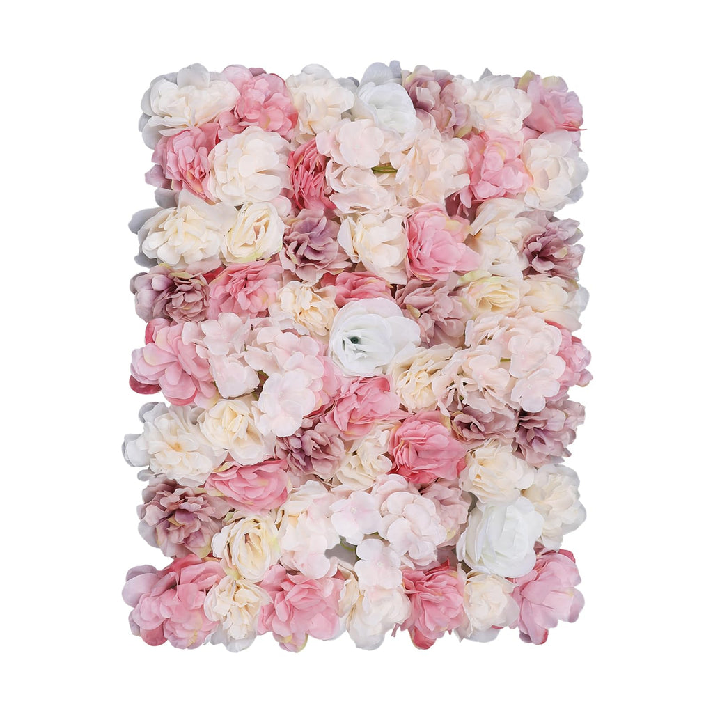 Artificial Flower 12 piece Plant Flower Wall Decoration Set A Mix of Dahlia Roses and Hydrangeas Creating a Warm Autumn Garden Atmosphere