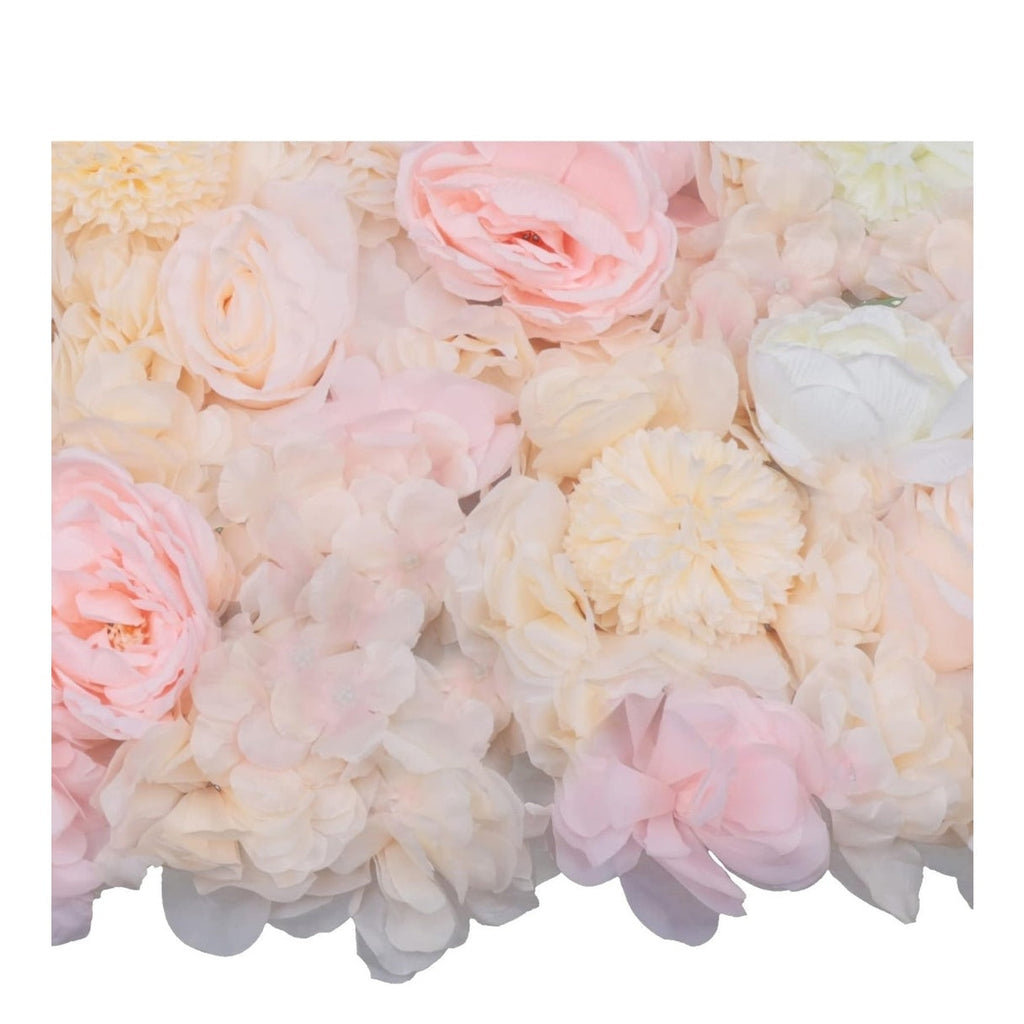 6pcs Artificial Flowers Wall Romantic Rose Flower Wall for Background Decoration Roses Wall Panel Hanging Wedding Venue Main Road Decor Silk Flower Panels Photo Backdrop Decor