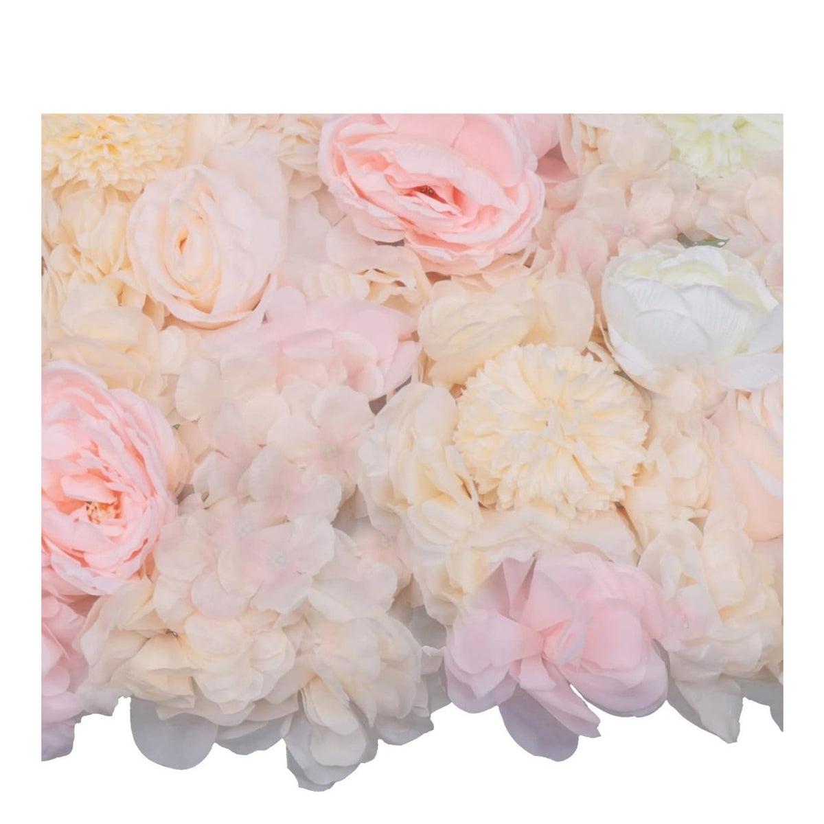 6pcs Artificial Flowers Wall Romantic Rose Flower Wall for Background Decoration Roses Wall Panel Hanging Wedding Venue Main Road Decor Silk Flower Panels Photo Backdrop Decor