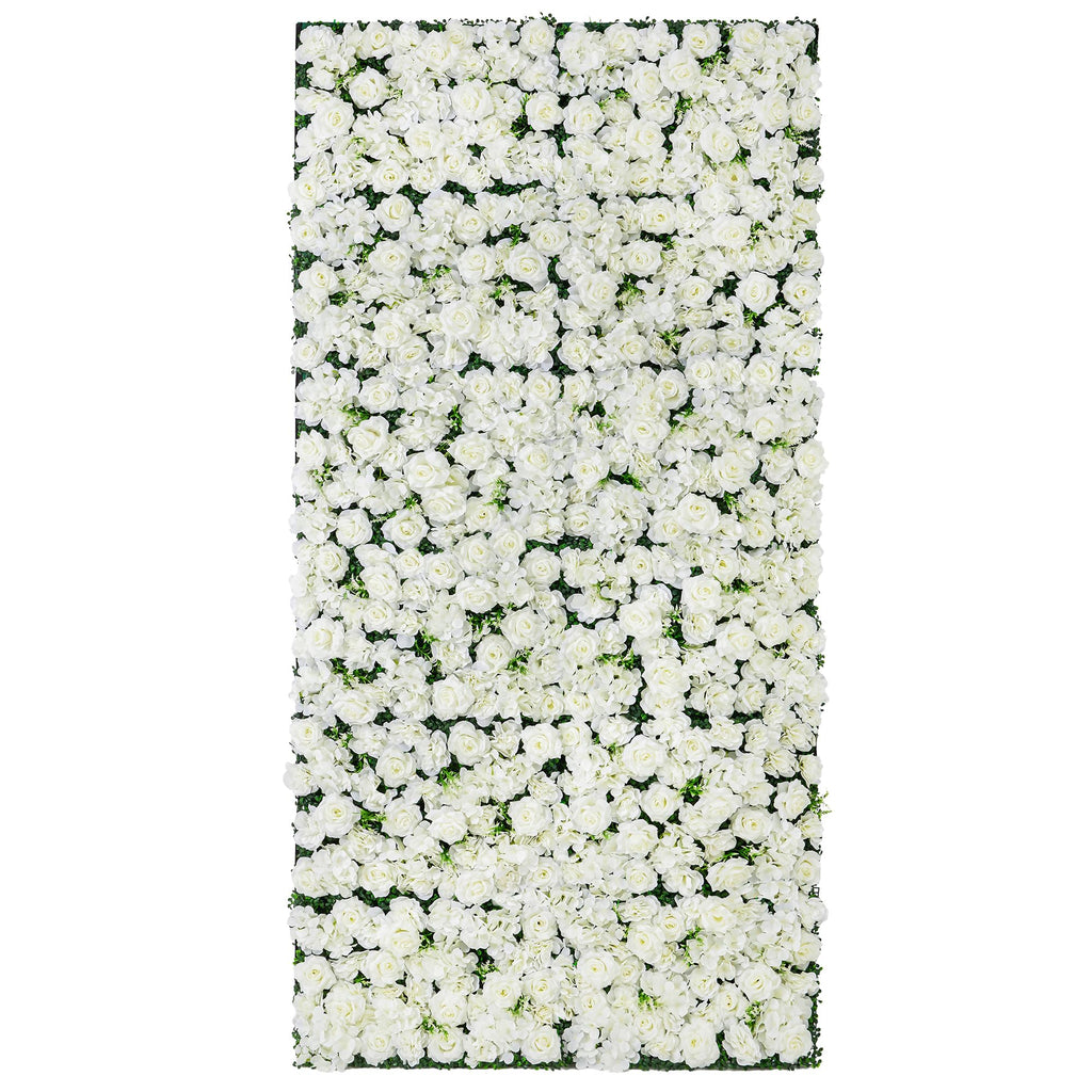 4ft*8ft Artificial Flower Wall Panels, 3D Silk Floral Wall Backdrop