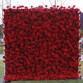 Artificial Flower Wall Panels, Elegant 5D Silk Rose Peony Flower Wall Backdrop Fake Flowers Wall Panel for Party Wedding Baby Bridal Shower Event Photo DIY