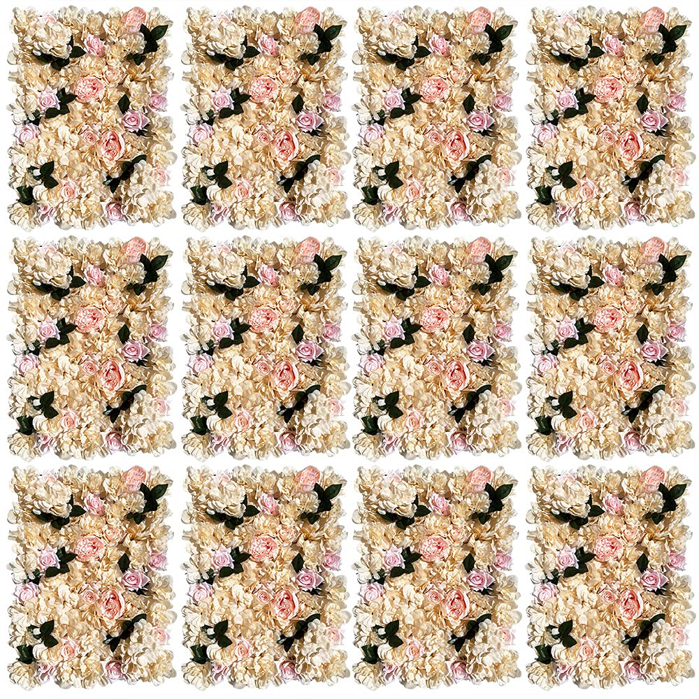 Artificial Floral Wall for Weddings, Parties, Baby Showers, Home Decoration