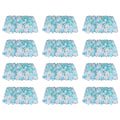 SuiYuLn 12 PCS Flower Wall Panel,15.7 * 23.6in Artificial Flower Wall Panel,Silk Rose Wall Decorations,Hydrangea Flower Mat Wall,Party Home Decorations (Blue+White)