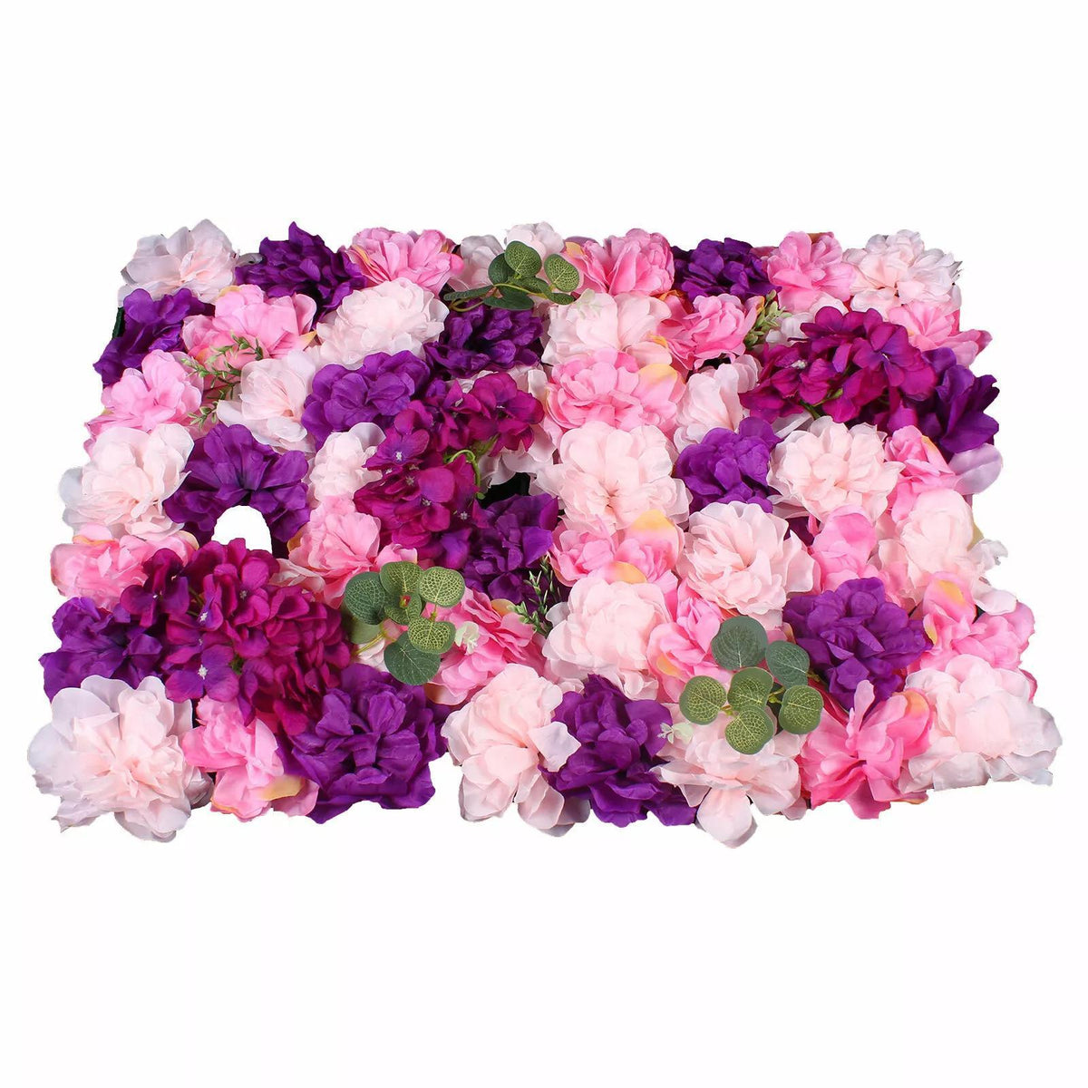 6pcs Artificial Flower Wall Panel Indoor Outdoor Flower Wall Panel for WeddingDecor