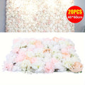 20pcs Romantic Artificial Flower Wall Wedding Home Background Floral Wall Decor