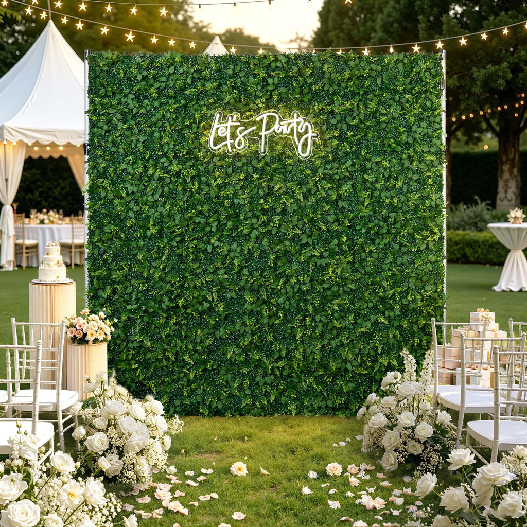 4ft*8ft Artificial Flower Wall Panels, 3D Silk Rose Floral Backdrop