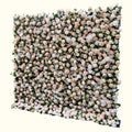 8×8 ft Artificial Pink Flower Wall with Backdrop Stand, 2pcs 4×8 ft Panels, Assembly-Friendly Floral Backdrop for Weddings, Events, Studios & Window Displays