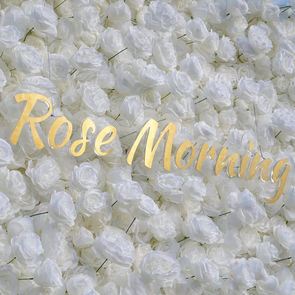 Angel：5D Fabric Artificial rolling up curtain flower wall (Ready to Ship) Free Shipping