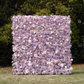 Alina：5D Fabric Artificial rolling up curtain flower wall Free Shipping