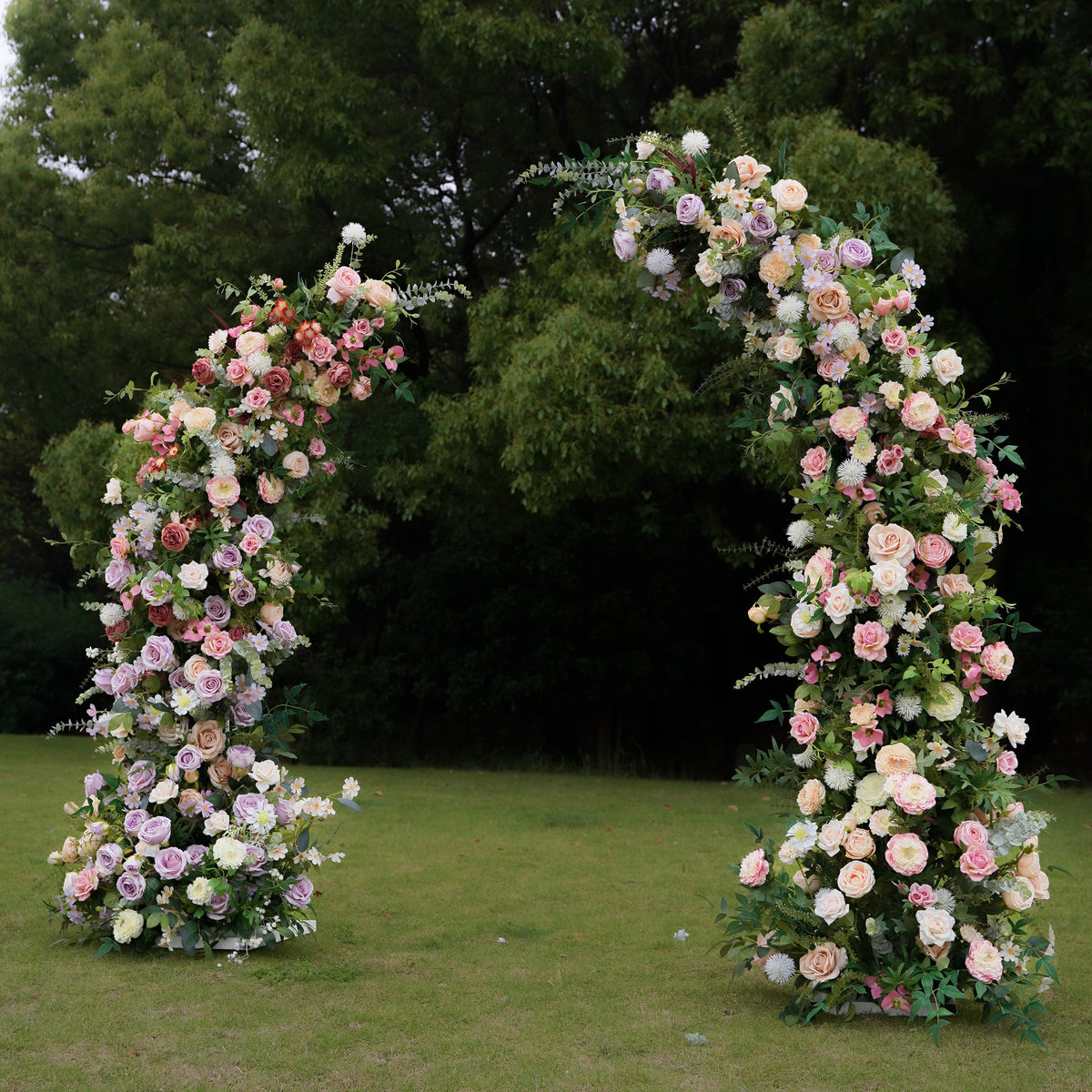 Lia:2023 New Wedding Background Floral Arch Including Frame -R963 Rose Morning