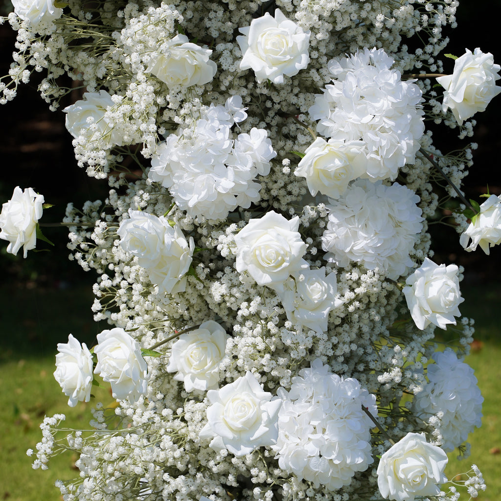 Colee ：2023 New Wedding Party Background Floral Arch Decoration include Framet-R837 Rose Morning