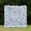 Ava：3D Fabric Artificial rolling up curtain flower wall Free Shipping