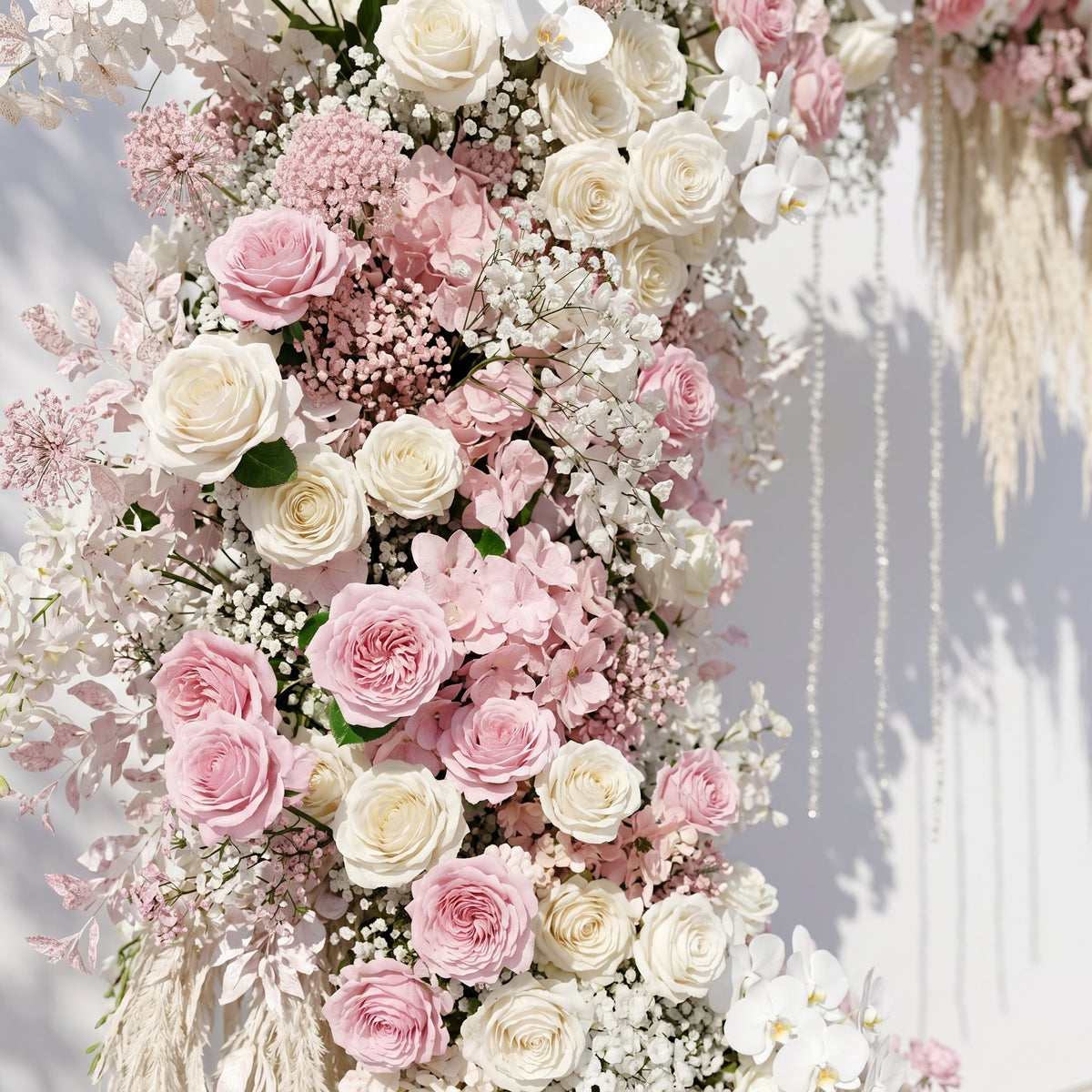 Karellora Moon Arch:Wedding & Event Background Floral Arch Decor Frame Included | Ceremony & Event Decor
