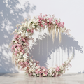 Karellora Moon Arch:Wedding & Event Background Floral Arch Decor Frame Included | Ceremony & Event Decor