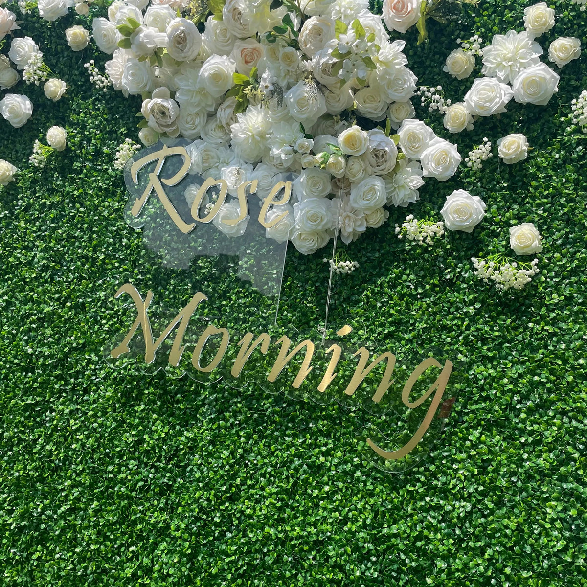 Nat：4D Fabric Artificial rolling up curtain flower wall Free Shipping