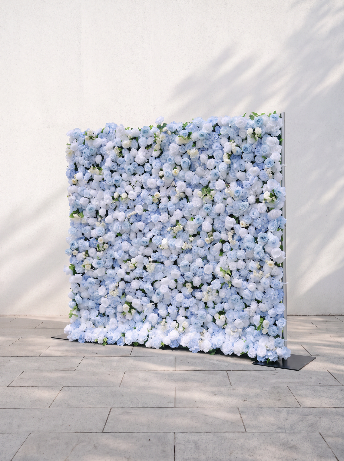 Violenna 5D Fabric Artificial rolling up curtain flower wall — right view