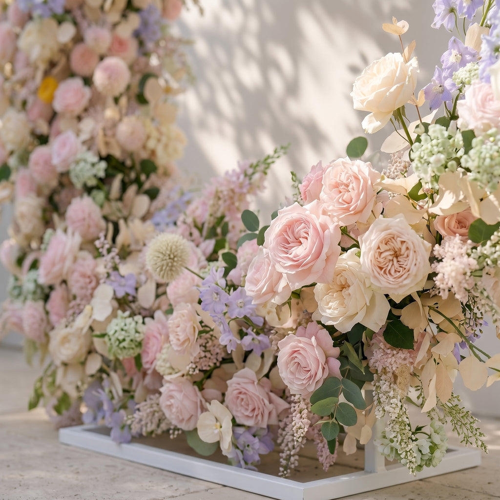 Zarensira moon arch: Wedding & Event Background Floral Arch Decor Frame Included | Wedding Floral Decor