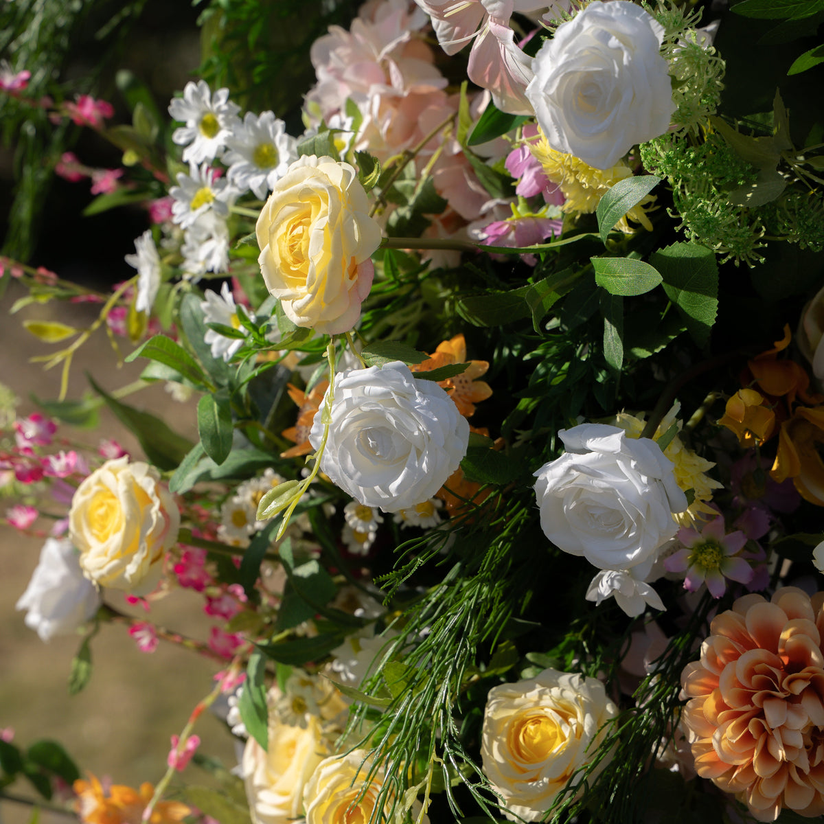 Aglaia: Wedding Party Background Floral Arch Decoration (Including Frame) Free Shipping