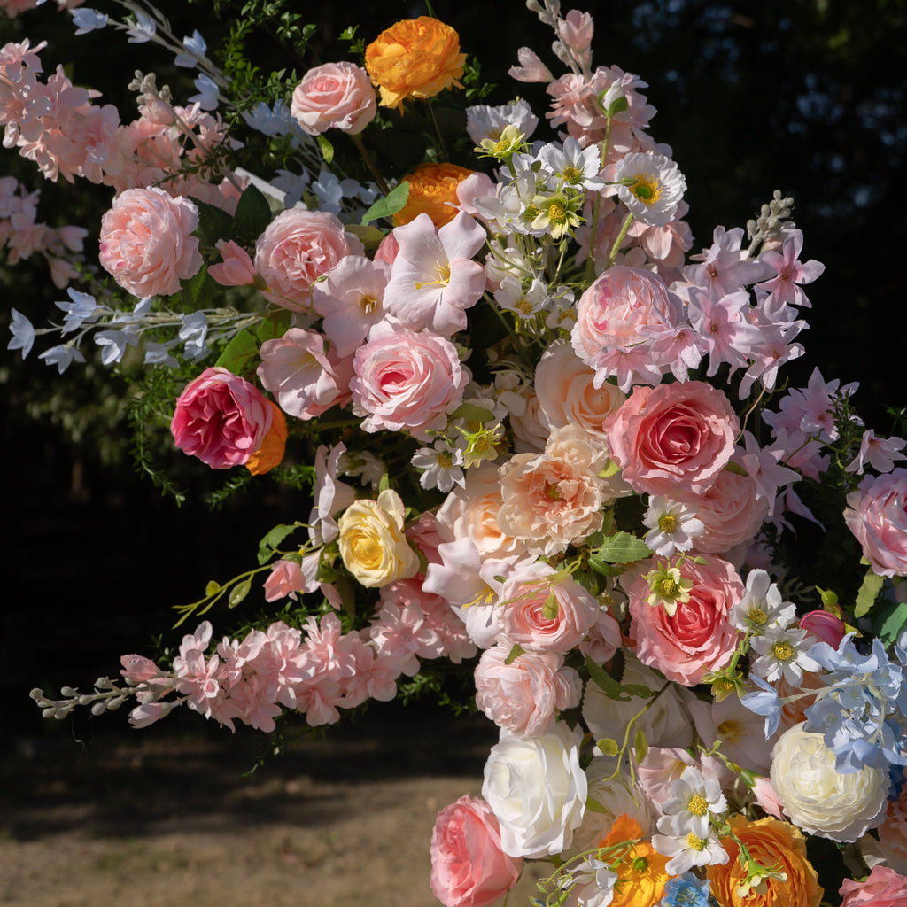 Bloom ：Wedding Party Background Floral Arch Decoration (Including Frame) Free Shipping
