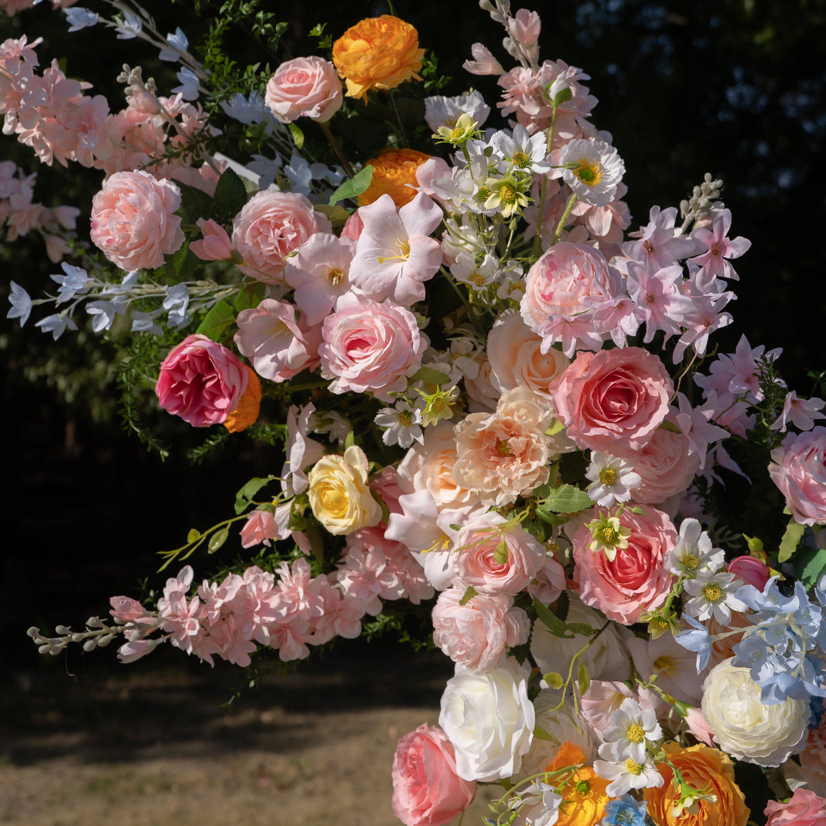 Bloom ：Wedding Party Background Floral Arch Decoration (Including Frame) Free Shipping