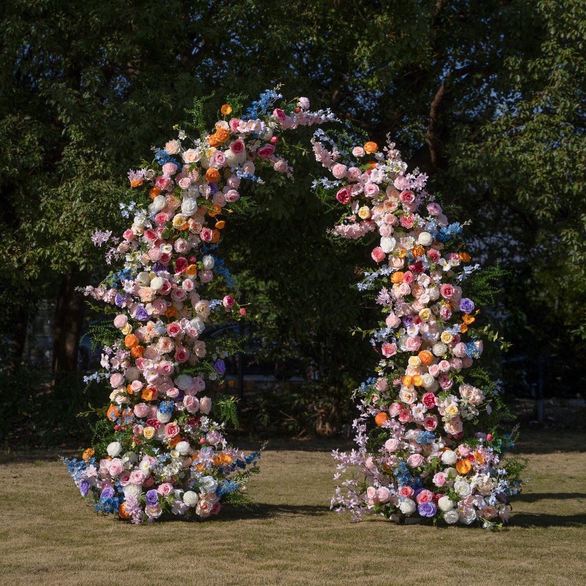 Bloom ：Wedding Party Background Floral Arch Decoration (Including Frame) Free Shipping