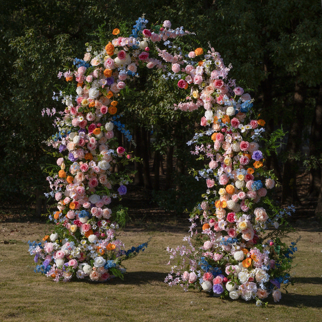 Bloom ：Wedding Party Background Floral Arch Decoration (Including Frame) Free Shipping