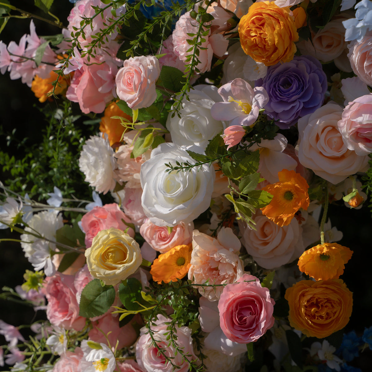 Bloom ：Wedding Party Background Floral Arch Decoration (Including Frame) Free Shipping