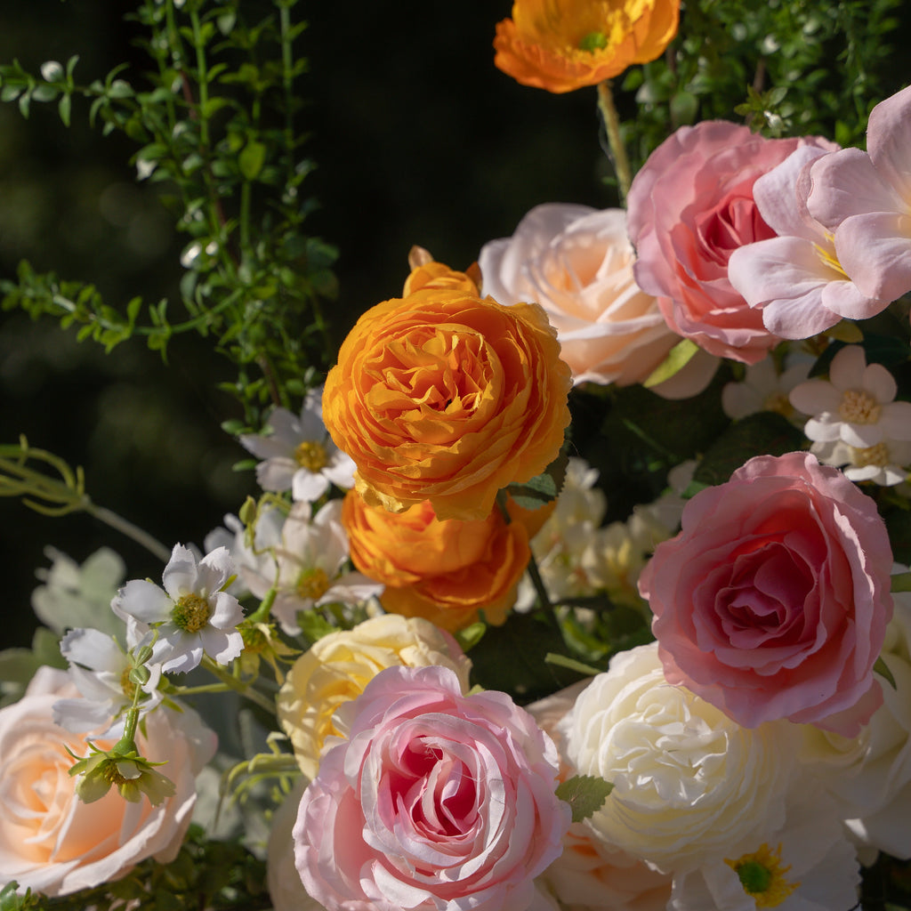 Bloom ：Wedding Party Background Floral Arch Decoration (Including Frame) Free Shipping