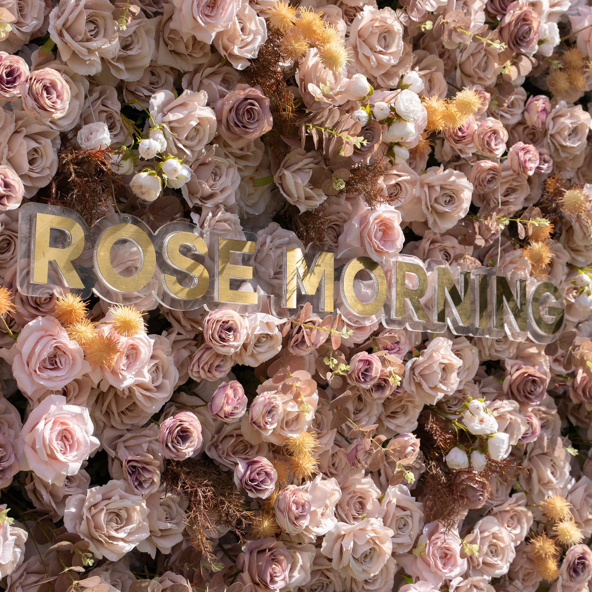 Caffe - 5D Fabric Flower Wall for Weddings Parties Baby Showers Fall Events Backdrop Free Shipping
