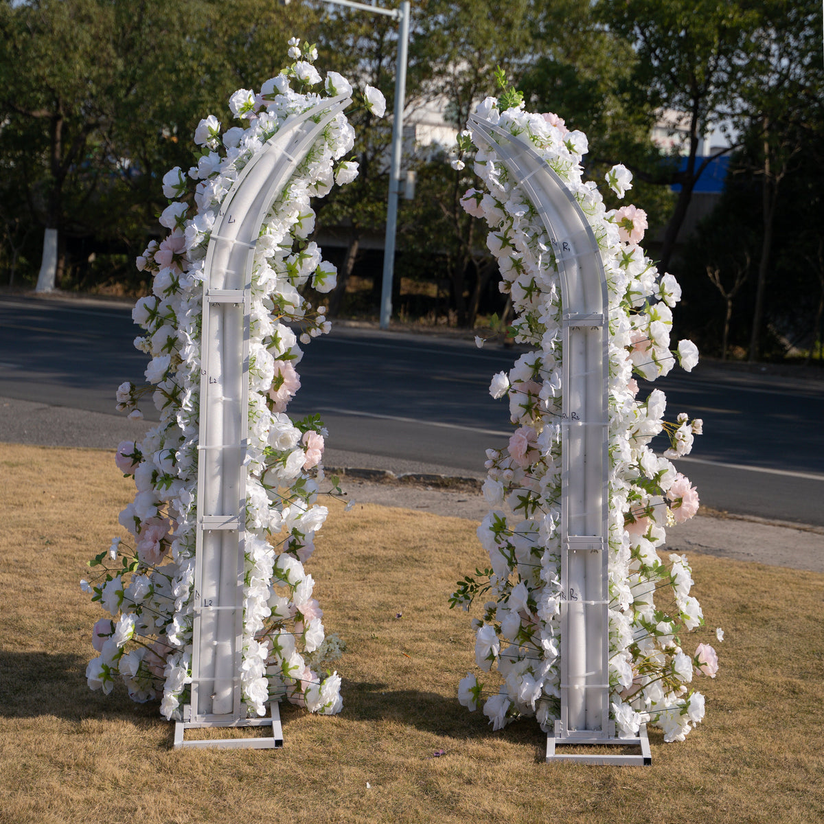 Churri ：Wedding Party Background Floral Arch Decoration (Including Frame) Free Shipping