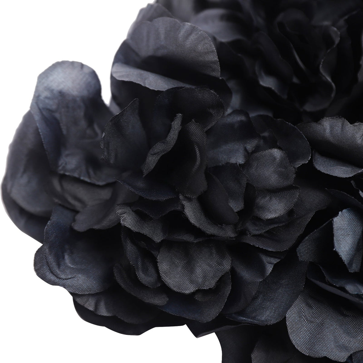6pcs Black Flower Wall Panels, Artificial Flower Wall Panels, Flower Panels for Backdrop, 60 X 40 Cm/23.62 X 15.75 Inches, for Gardens, Patios, Landscapes