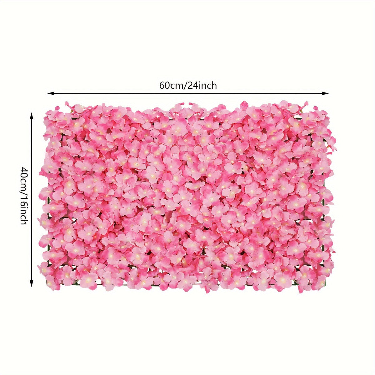 20X Artificial Flower Wall Decor Panel Wedding Party Floral Backdrop 40*60