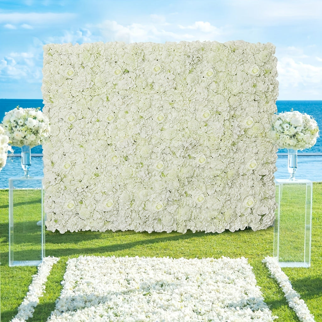 48pcs White Simulated Flowers, Background Flower Wall, Preferred for Activities, Used for Mother'S Day, Independence Day, Weddings, Celebrations, Birthdays, Parties, Anniversaries, Decorations, Essential Items for Festivals