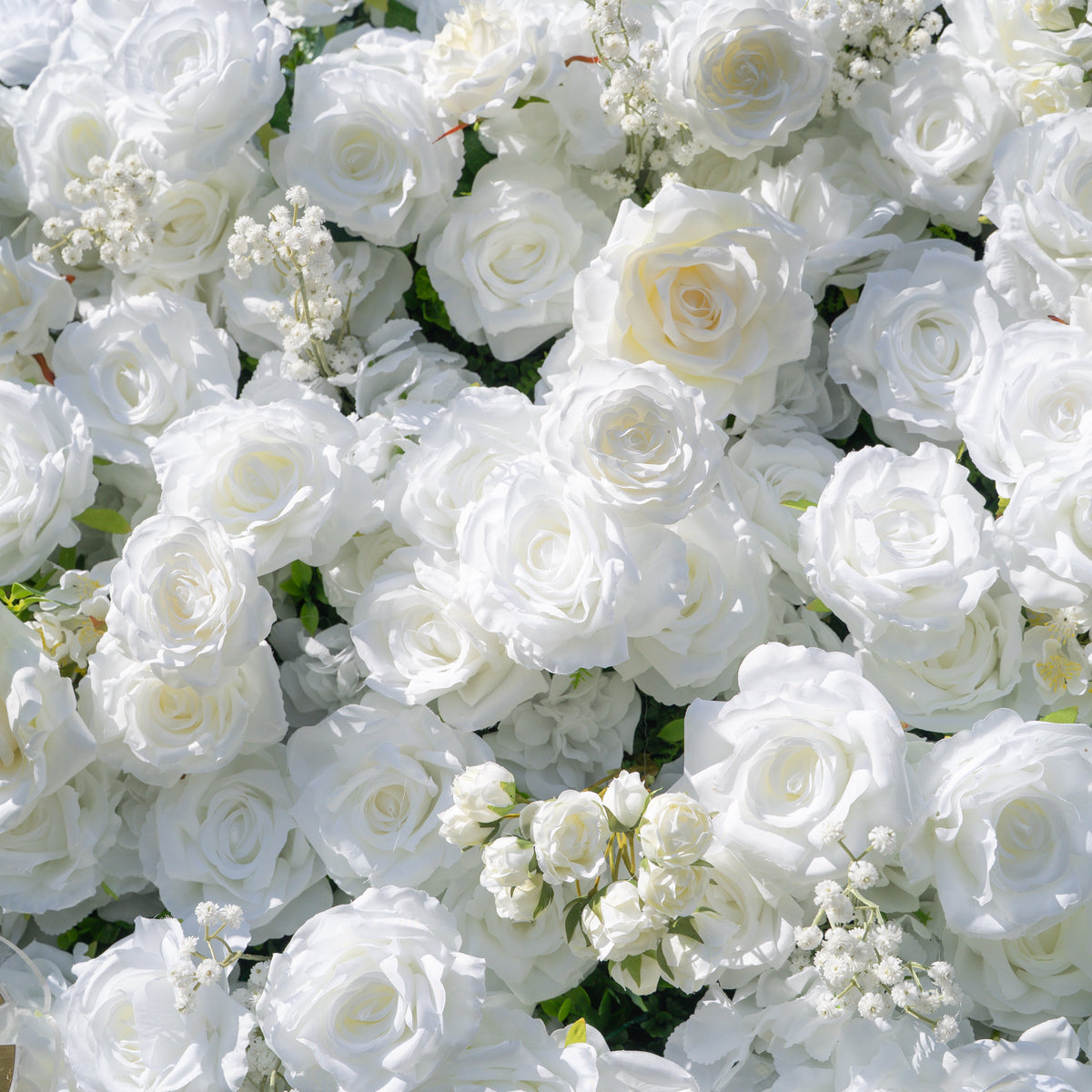 Friday - White Popular 5D Fabric Roll Up Flower Wall for Wedding Party Event Backdrop Free Shipping