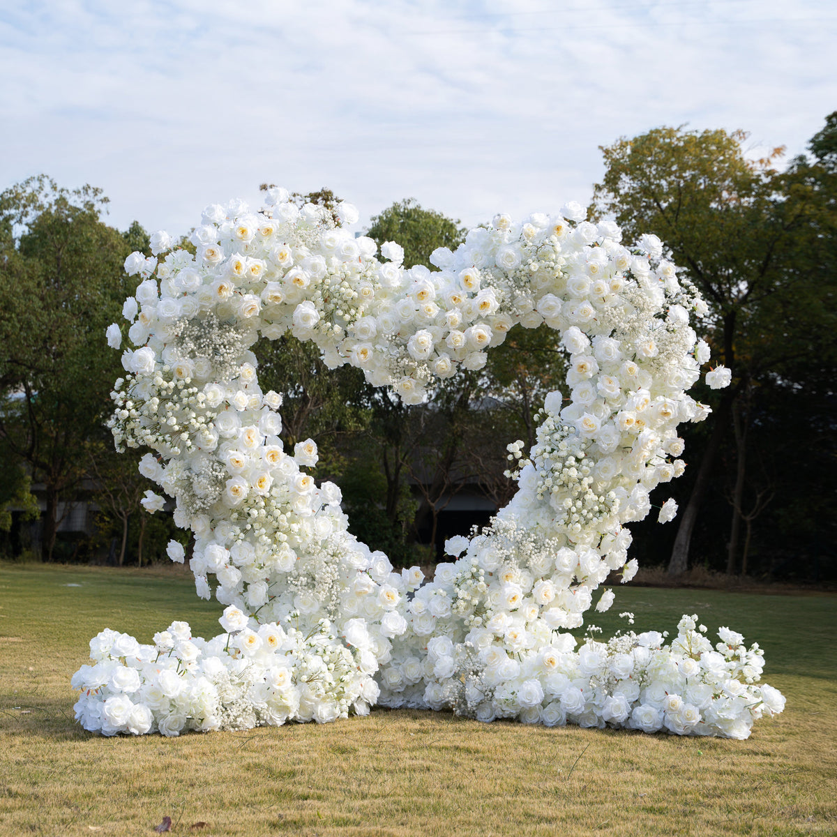 New Heart 2025：Wedding Party Background Floral Arch Decoration (Including Frame) Free Shipping