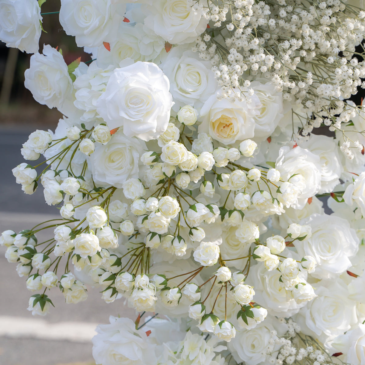 New Heart 2025：Wedding Party Background Floral Arch Decoration (Including Frame) Free Shipping