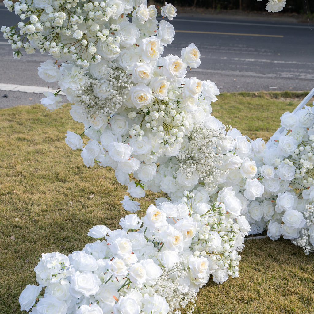 New Heart 2025：Wedding Party Background Floral Arch Decoration (Including Frame) Free Shipping