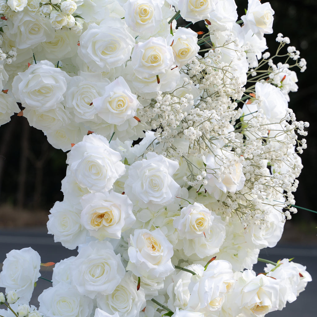 New Heart 2025：Wedding Party Background Floral Arch Decoration (Including Frame) Free Shipping